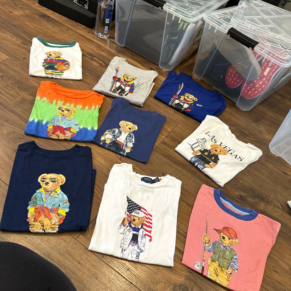 Bundles of Polo Ralph Lauren Graphic and classic pony T-Shirts
